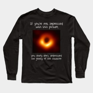 Black Hole First Photo Long Sleeve T-Shirt